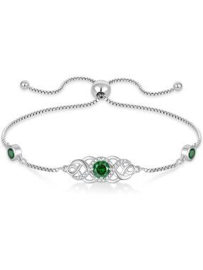 Sterling Silver Infinity Celtic Knot Bracelet - Elegant Gift for Women